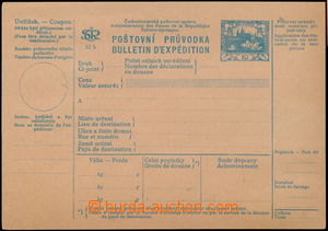 164011 - 1919 CPP11, dispatch note for international transport; Un, c