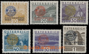 164028 - 1931 Mi.518-523, Kongres Rotary, kompletní série, kat. 700