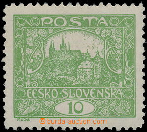 164045 -  Pof.6, 10h green, special perforation 11½;; c.v.. 2.40