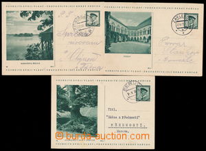 164132 - 1939 Pof.CDV69/ 58, 86, 90 comp. 3 pcs of forerunner Czechos