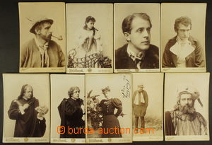 164167 - 1899 [COLLECTIONS]  comp. of 9 cabinet photos with portraits