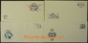 164178 - 1982-87 CSO1, 3-5, comp. of 4 official postal stationery cov