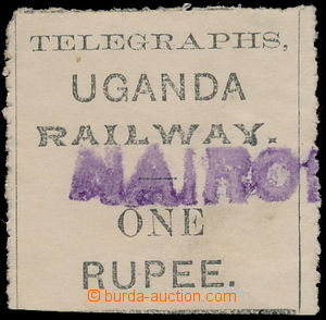 164213 - 1902 SG.T6, Telegrafní Railway 1R, fialové raz. NAIROBI; k