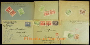 164218 - 1919 comp. 6 pcs of letters with Hungarian postmarks Slovak 