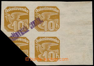 164300 - 1937 PLATE PROOF  values Pigeon-issue 10h in/at yellow-brown