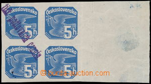 164301 - 1937 PLATE PROOF  values Pigeon-issue 5h in/at original blue