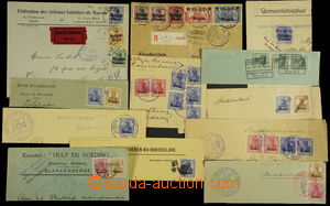 164309 - 1915-18 BELGIEN  sestava 2ks dopisů, z toho 1x firemní Ex-
