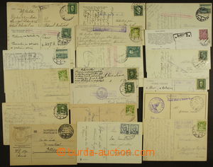 164373 - 1922-46 [COLLECTIONS] compilation of 19 pcs of entires with 