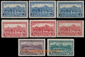 164436 - 1926 Pof.225-228, Prague, Tatras, set of all variants with w