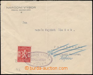 164613 - 1918 letter addressed to to Prague barracks on/for Pohořelc