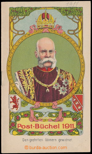 164686 - 1911 RAKOUSKO-UHERSKO  poštovní knížka, na obálce litog