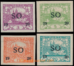 164703 -  Pof.SO2, (3)N, 5, 6, Hradčany with overprint for express s