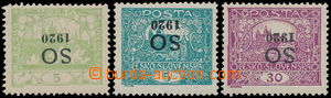 164709 -  Pof.SO(3)FN, SO3PP, SO10PP, Hradčany value 5h light green,