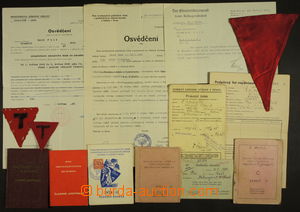 164721 - 1940-45 C.C. BUCHENWALD  set documents after/around prisoner