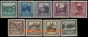 164722 - 1923 Mi.433-441, Zemská hlavní města, kompletní série, 