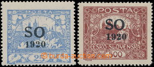 164739 -  Pof.SO(8)N + SO22, comp. 2 pcs of stamp. with plate variety