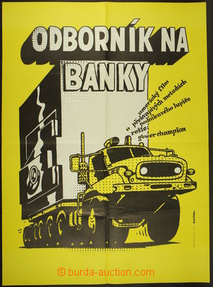 164781 - 1974 filmový plakát k filmu Odborník na banky, autor K. S
