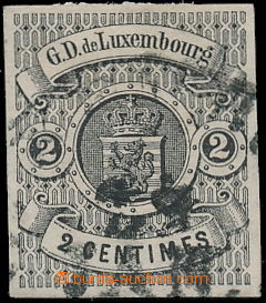 164897 - 1859 Mi.4, Coat of arms 2C black, with black CDS; perfect qu
