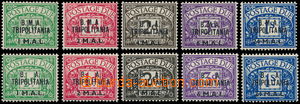 164902 - 1950 BRITISH OCCUPATION SG.TD1-TD10, both issues of postage-