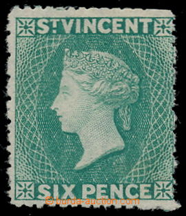 164955 - 1872-1875 SG.19, 6P modro-zelená; velmi pěkná kvalita, ka