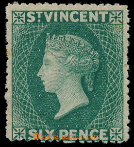 164956 - 1872-1875 SG.19a, Viktorie 6P tmavě modro-zelená; 2 malé 
