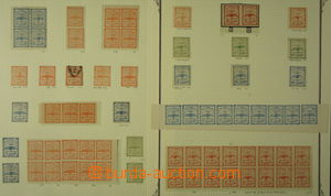 164974 - 1858-1860 [COLLECTIONS]  Mi.1-3, I, II., specialised compila