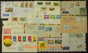 165036 - 1957-78 comp. 9 entires addressed to Czechoslovakia from tha