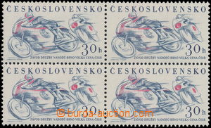 165050 - 1961 Pof.1159, Sport 30h, 4-blok s VV - na dvou známkách v