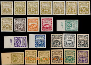 165122 - 1919 Pof.DL1-14, Ornament, complete set of the first issue p