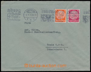165227 - 1935 firemní dopis do Znojma, vyfr. zn. Hindenburg 8Pfg a 1