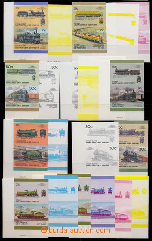 165250 - 1984-87 ZT  sestava zkusmých tisků k vydáním Lokomotivy,