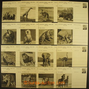 165279 - 1956 CDV130/1-16, Zoo Prague, complete set; very good condit
