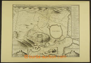 165293 - 1700-1707 BRNO  mapa obléhání města Brna Švédy v roce 