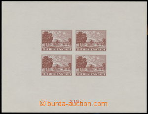 165343 - 1943 Pof.PrA1a, promotional miniature sheet for Red Cross in