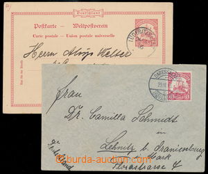 165429 - 1906-13 DEUTSCH-OSTAFRIKA Mi.32, 7½H na dopise do Něme
