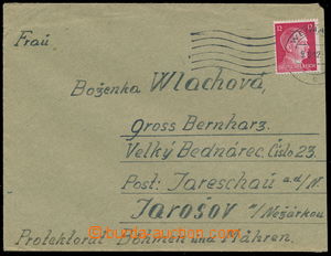 165496 - 1942 KT BUCHENWALD  dopis zaslaný do Protektorátu, vyfr. z