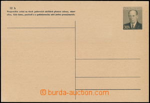 165590 - 1956 CDV112, dopisnice Zápotocký, šedozelená, luxusní, 