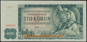 165603 - 1961 Ba.98 a2, 100Kčs, set D70