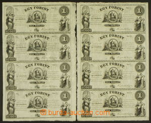 165611 - 1852 MAĎARSKO  Pi.S141, Egy forint, ministerské vydání v
