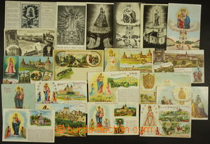 165638 - 1920-40 [SBÍRKY]  sestava 15 litografií + 5 čb pohlednic 