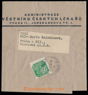 165727 - 1940 whole newspaper wrapper with Newspaper stamps 9h, Pof.N