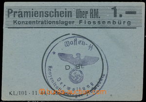 165787 - 1940-45 LAGERGELD - KT FLOSSENBURG  PRÄMIENSCHEIN ÜBER 1 R