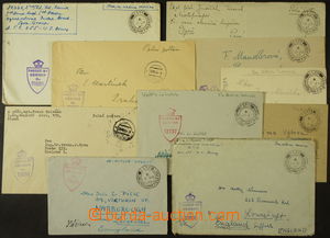 165809 - 1944-45 comp. 10 pcs of letters sent through/over CS Field P