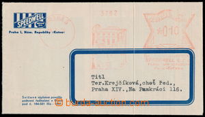 165865 - 1938 skládaný reklamní list zaslaný jako OT - obchodní 