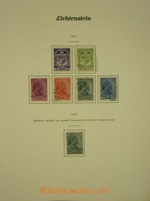 165937 - 1912-1939 [SBÍRKY]  dobře obsazená sbírka Lichtenštejns