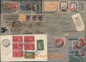 165969 - 1929-38 [COLLECTIONS]  comp. of 6 airmail letters from South