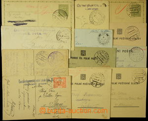 165987 - 1919-45 comp. 12 pcs of various entires delivered Czechosl. 