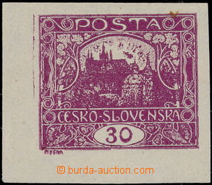 166249 -  Pof.13Na, 30h dark violet, the bottom corner piece, wide ma