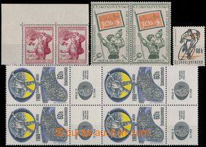 166304 - 1954-69 comp. of 4 various catalogue DV: Pof.771 with plate 