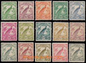 166412 - 1932-34 SG.177-189, Rajka 1P - £1 bez letopočtu; kompl
